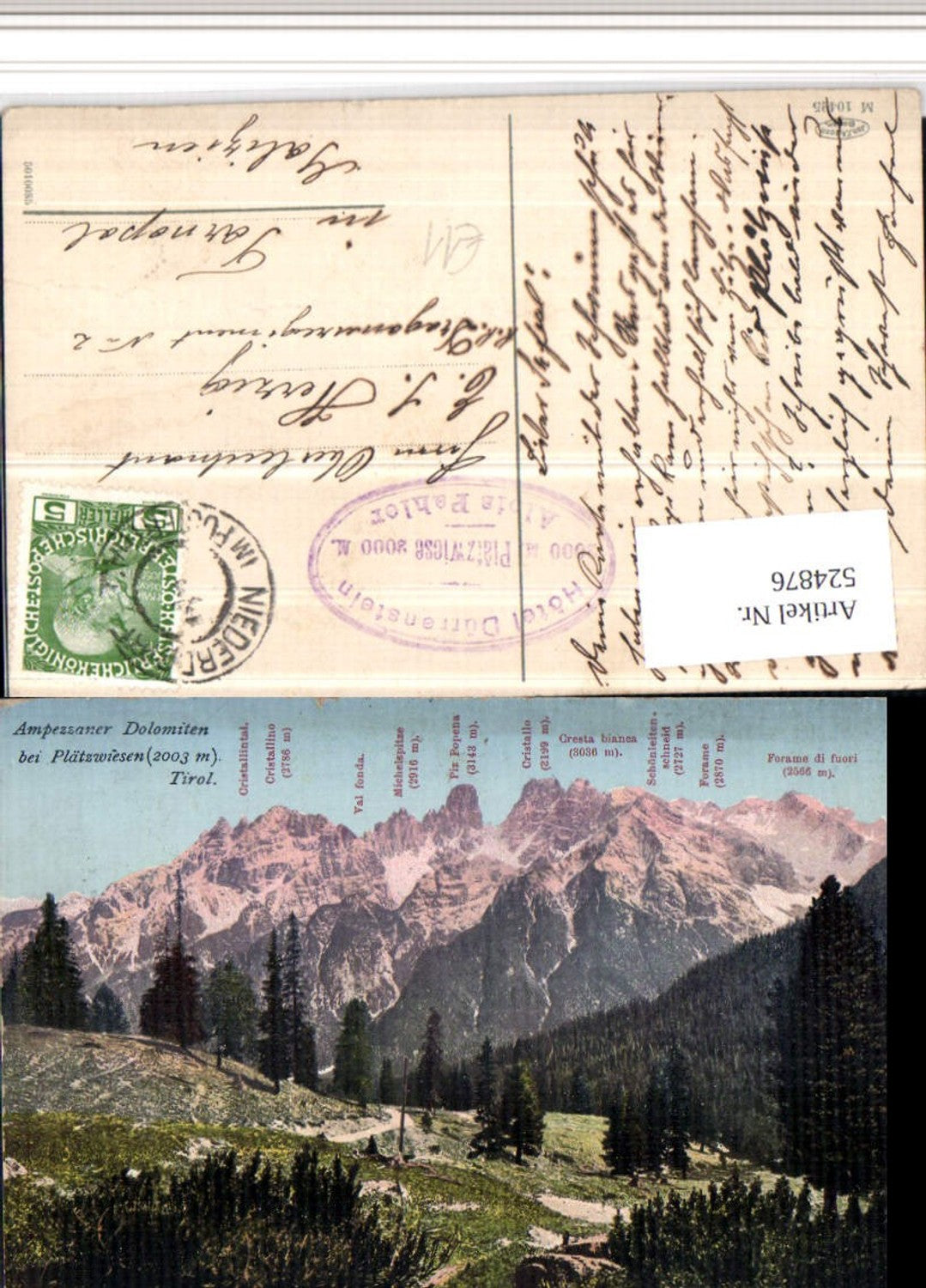 Alte Ansichtskarte – Old Postcard