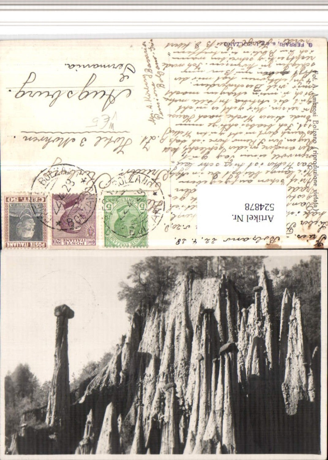 Alte Ansichtskarte – Old Postcard