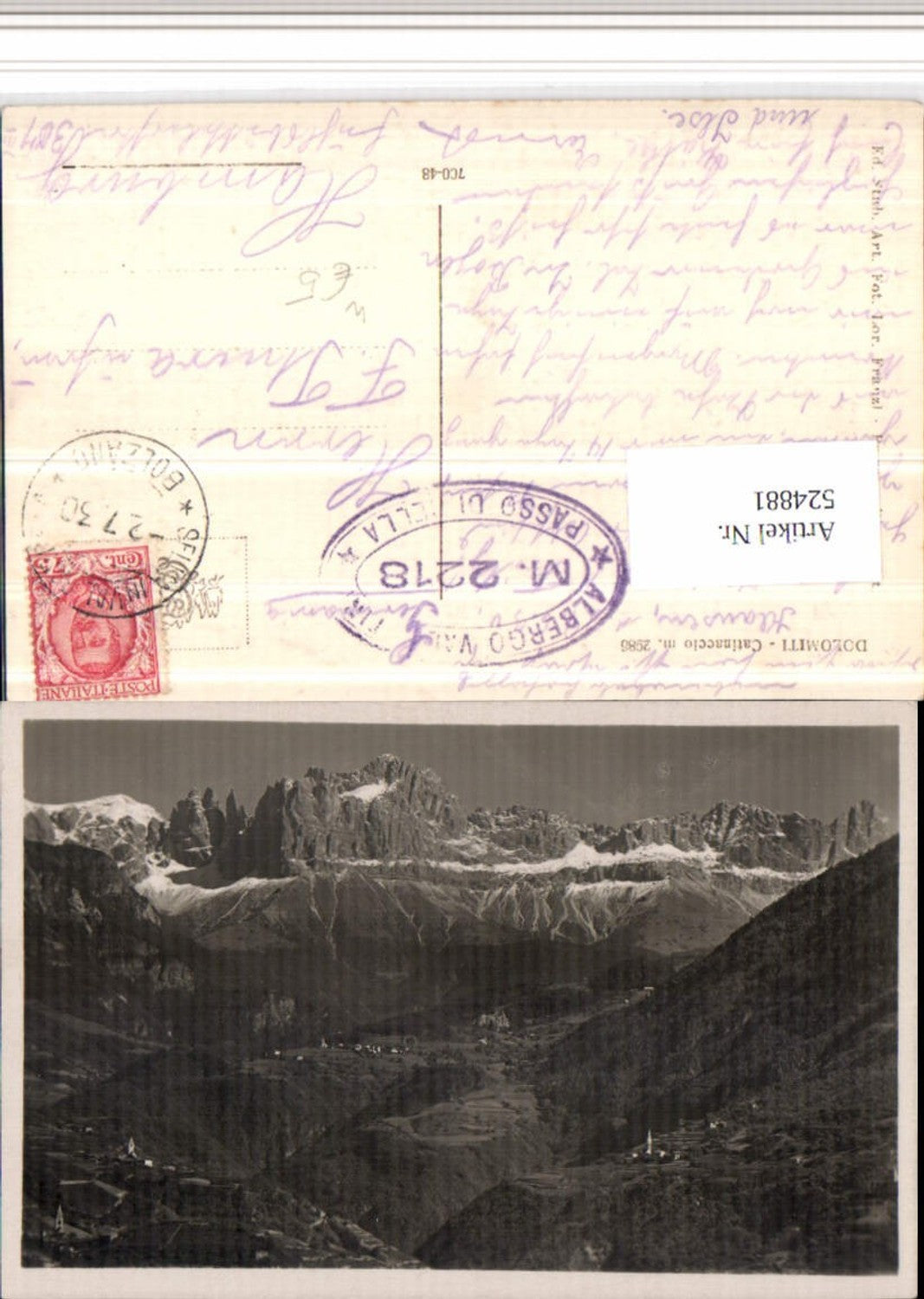 Alte Ansichtskarte – Old Postcard