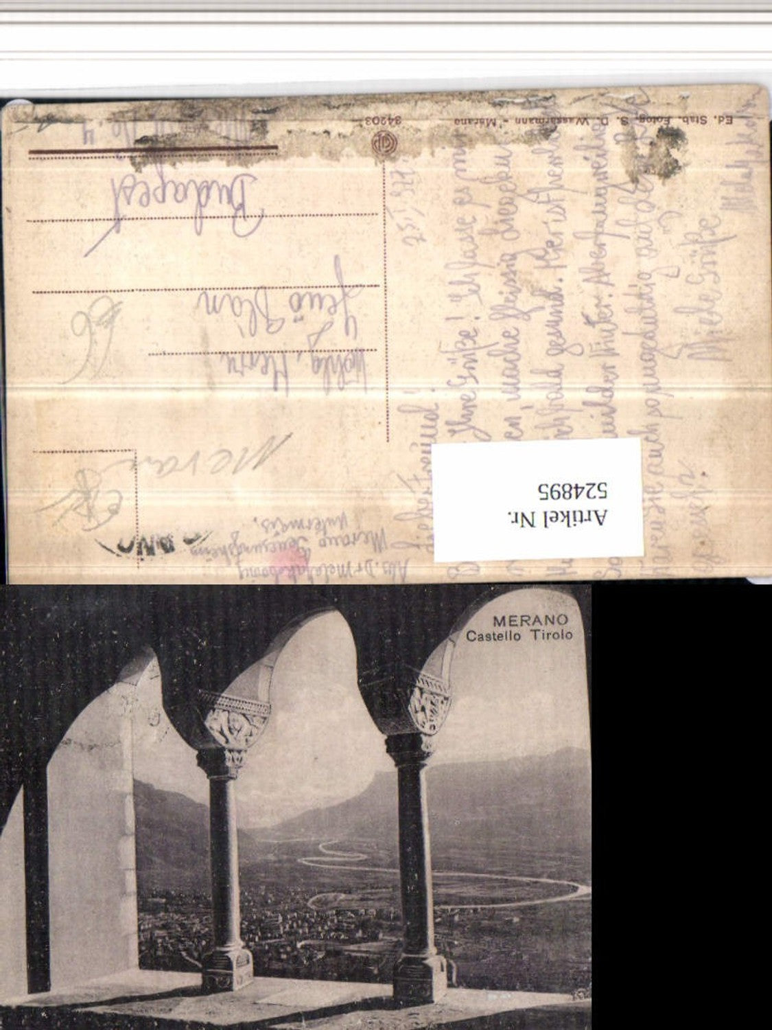 Alte Ansichtskarte – Old Postcard