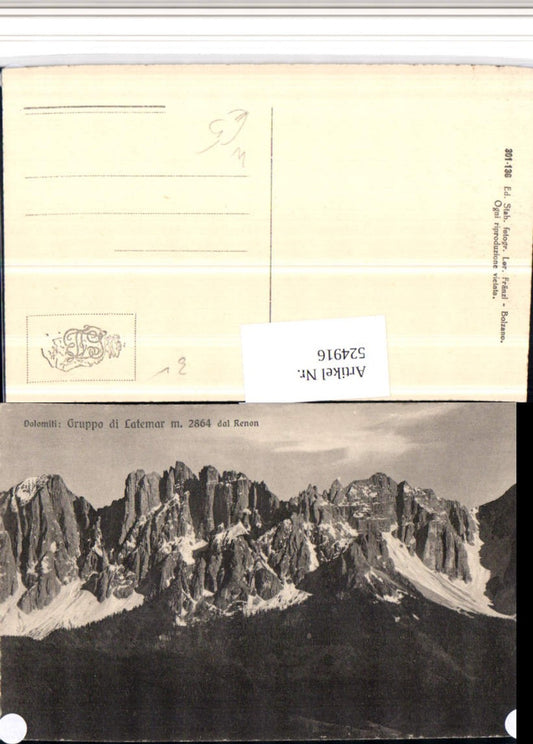 Alte Ansichtskarte – Old Postcard