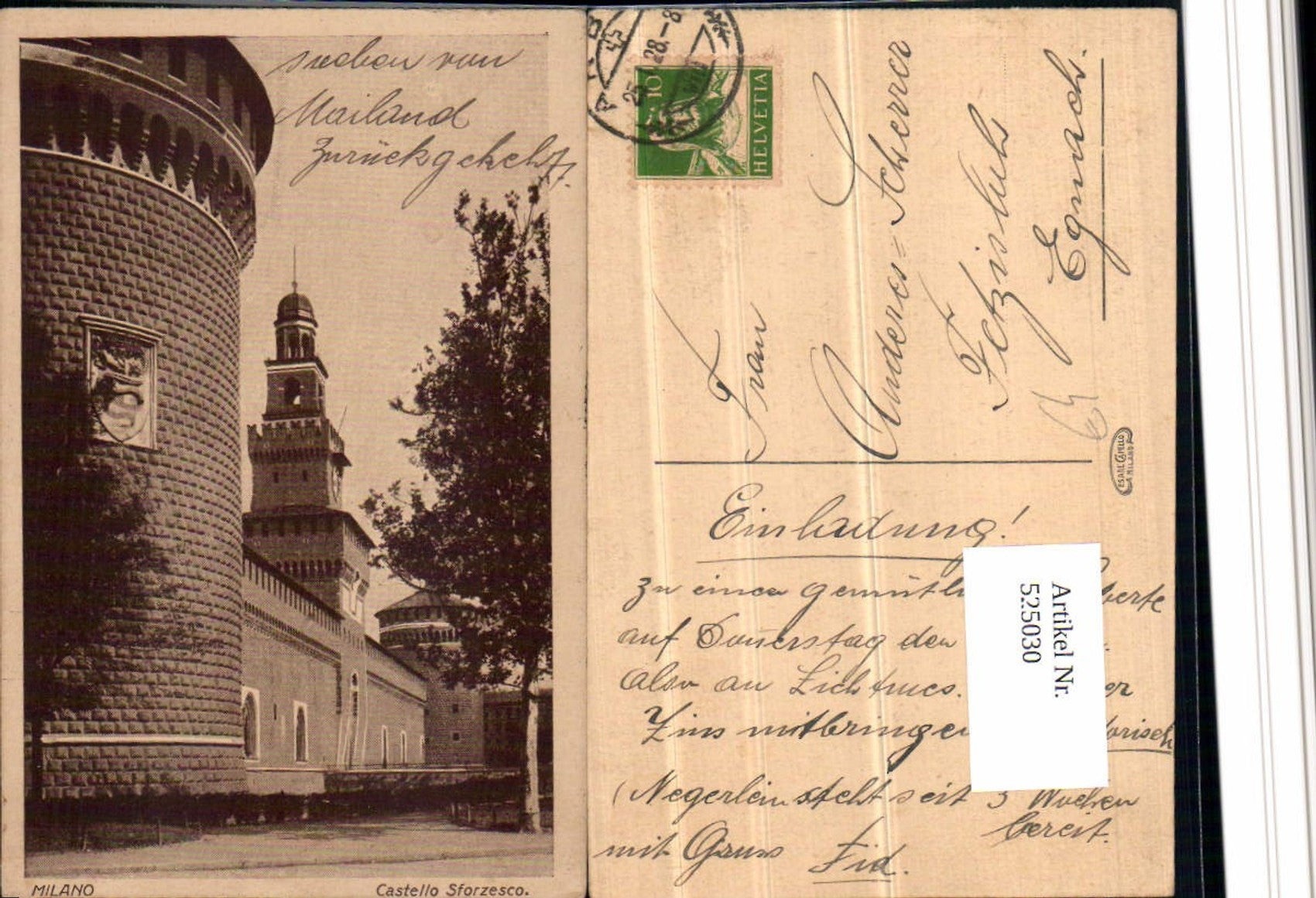 Alte Ansichtskarte – Old Postcard
