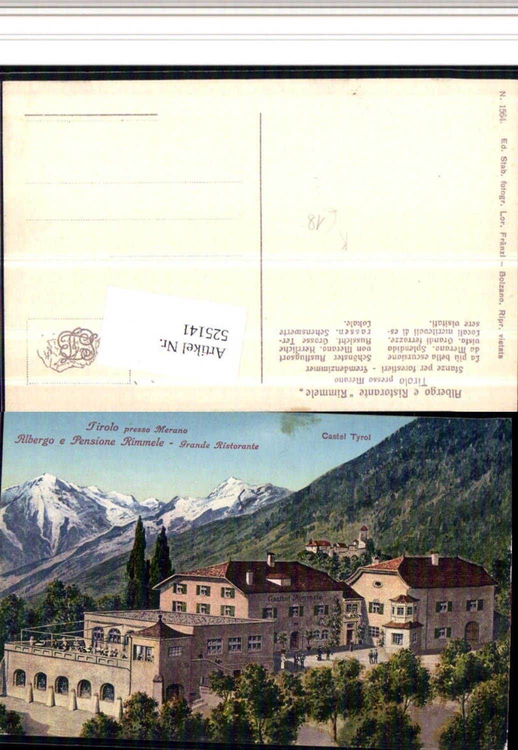 Alte Ansichtskarte – Old Postcard