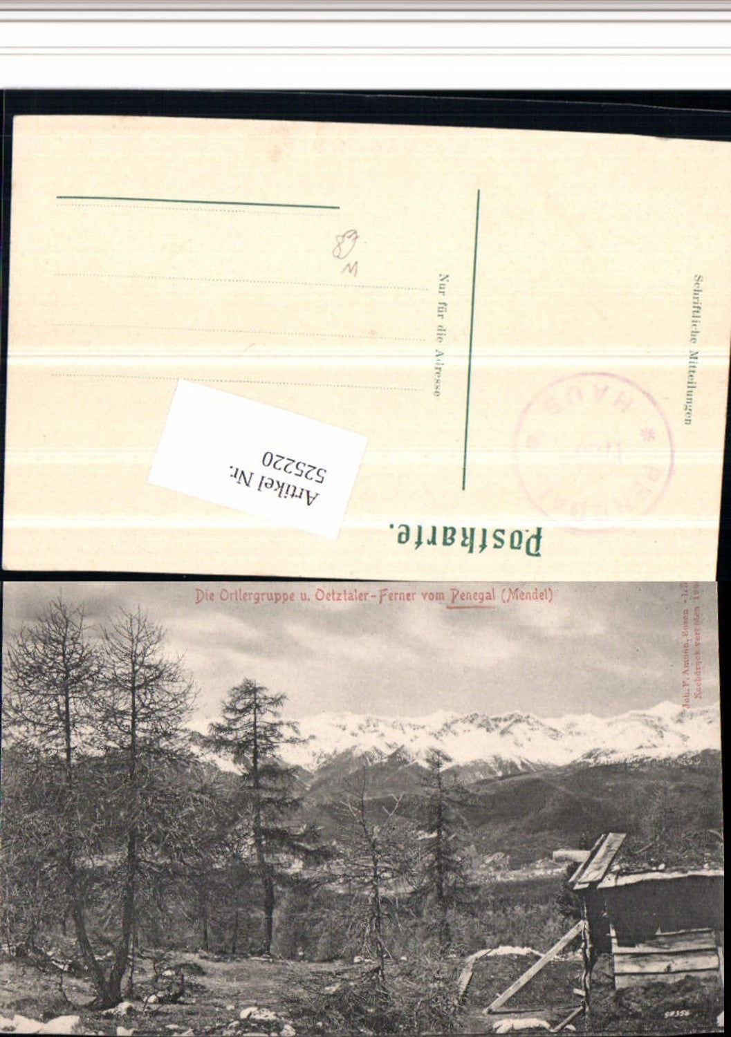 Alte Ansichtskarte – Old Postcard