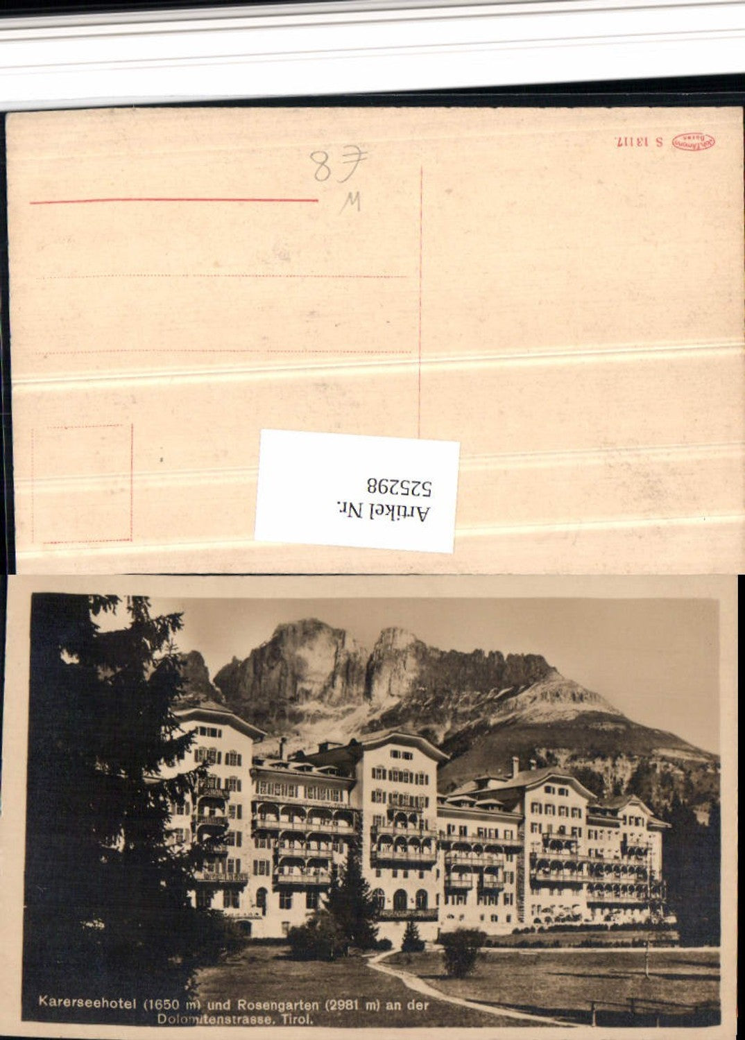 Alte Ansichtskarte – Old Postcard