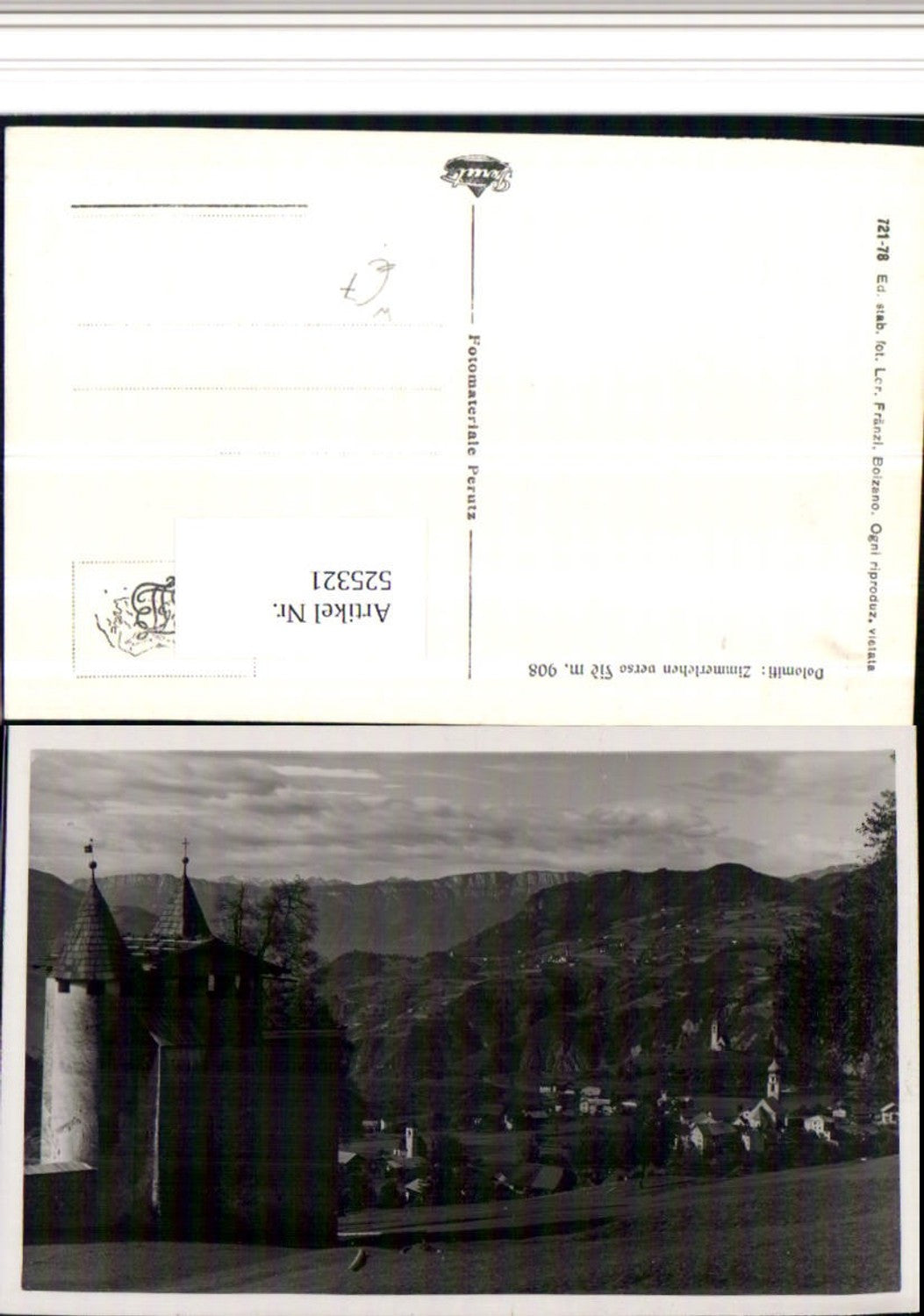 Alte Ansichtskarte – Old Postcard