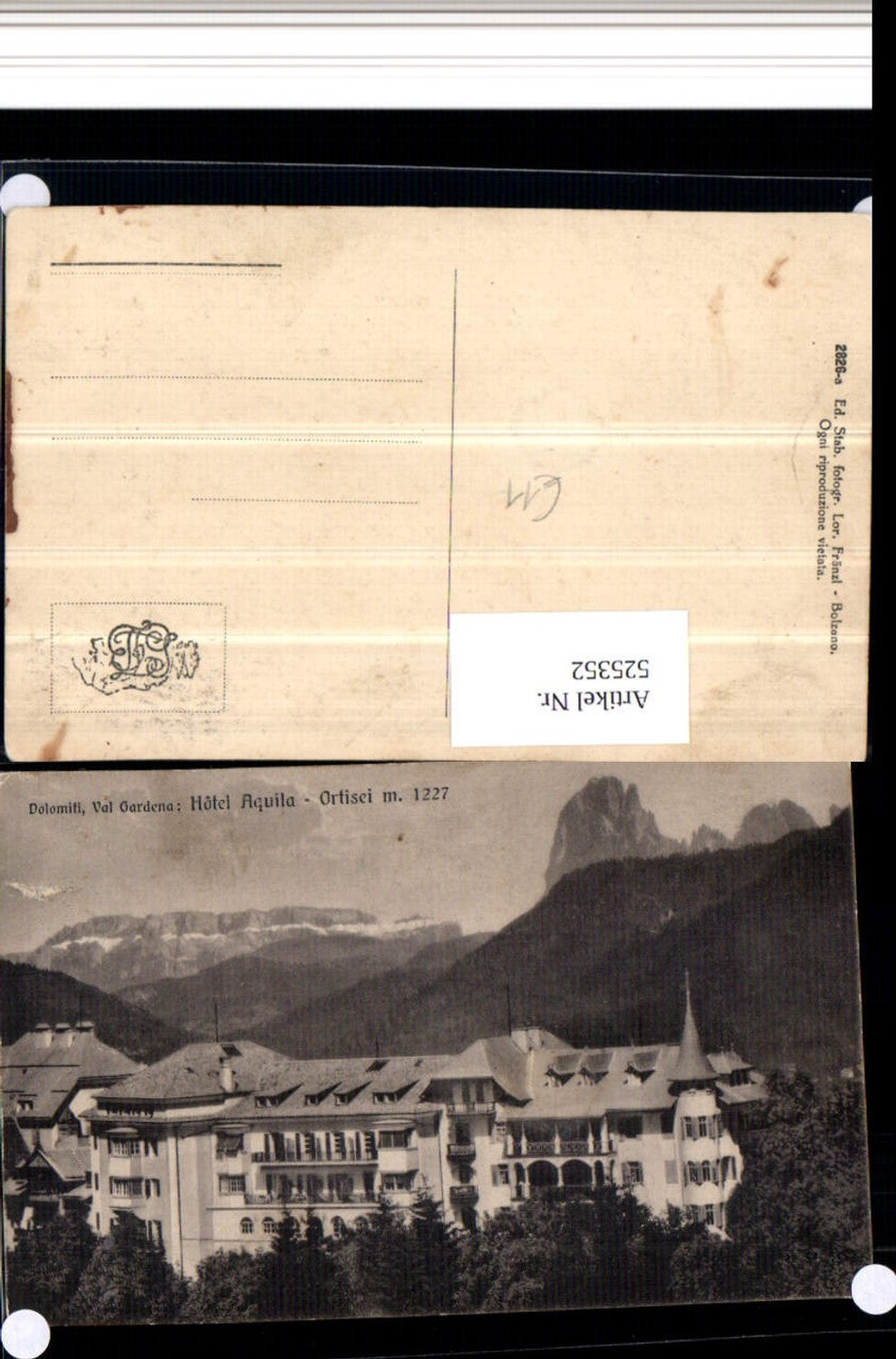 Alte Ansichtskarte – Old Postcard