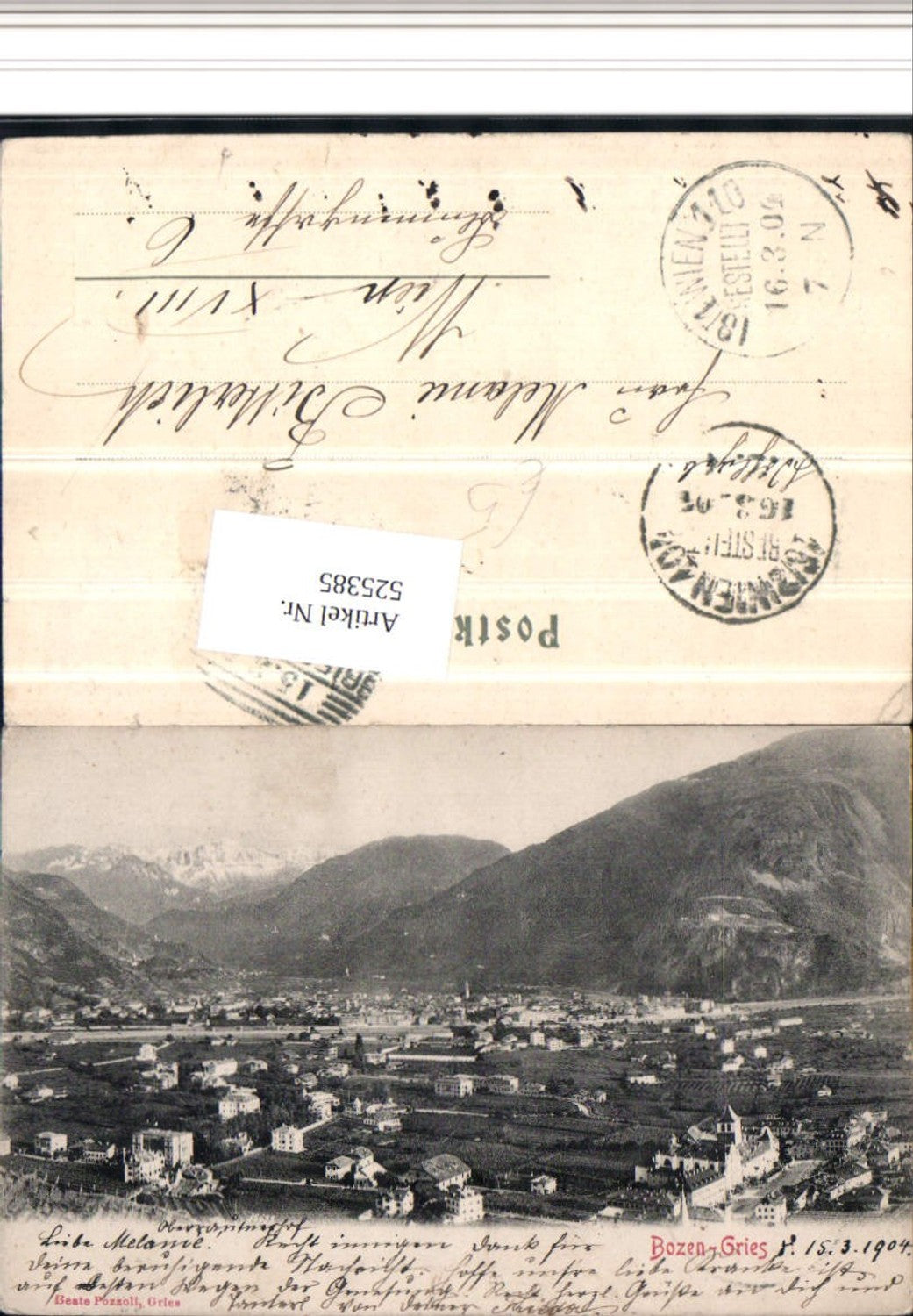 Alte Ansichtskarte – Old Postcard