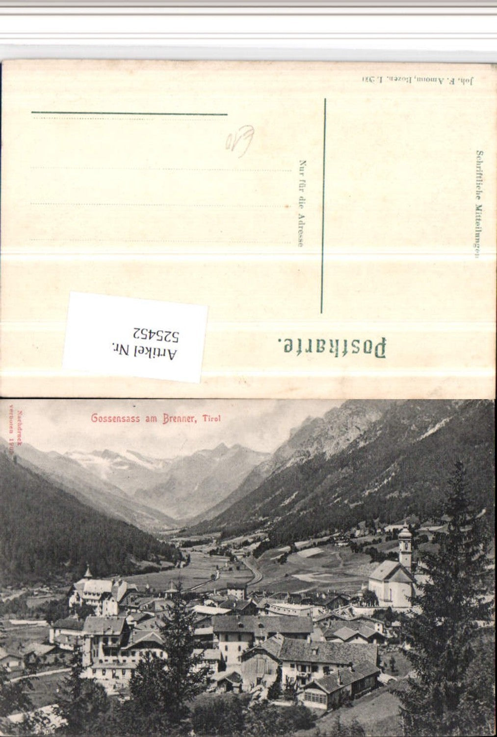 Alte Ansichtskarte – Old Postcard