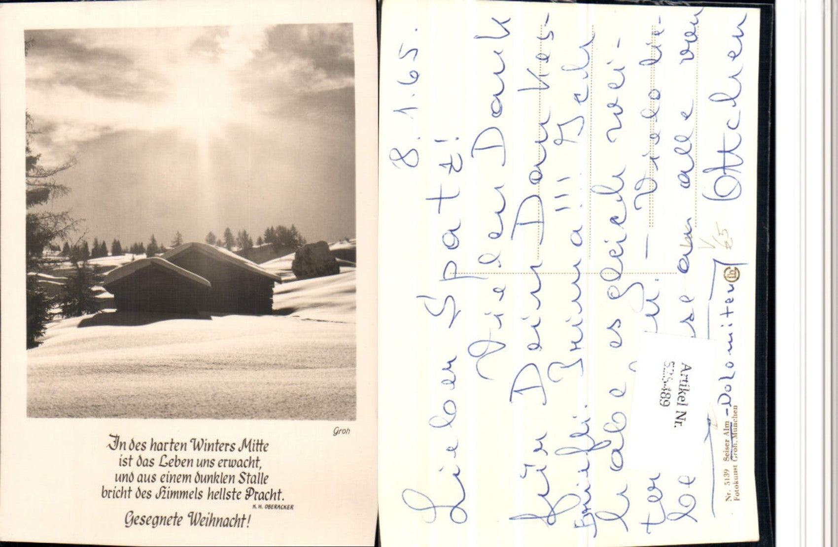 Alte Ansichtskarte – Old Postcard