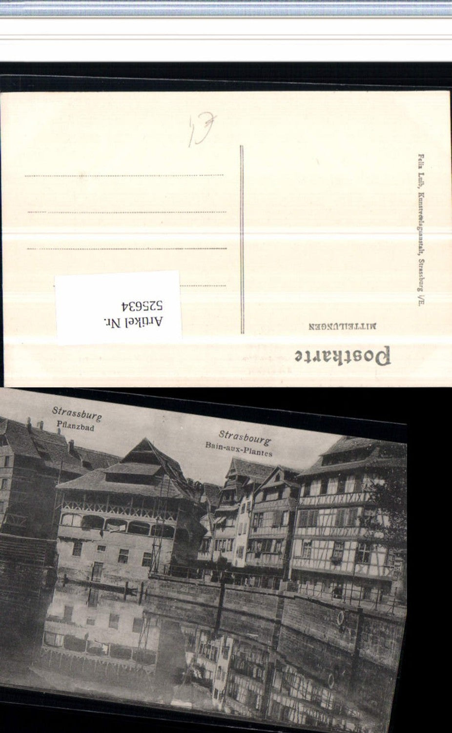 525634,Elsass Bas Rhin Straßburg Strassbourg Pflanzbad Bain aux Plantes