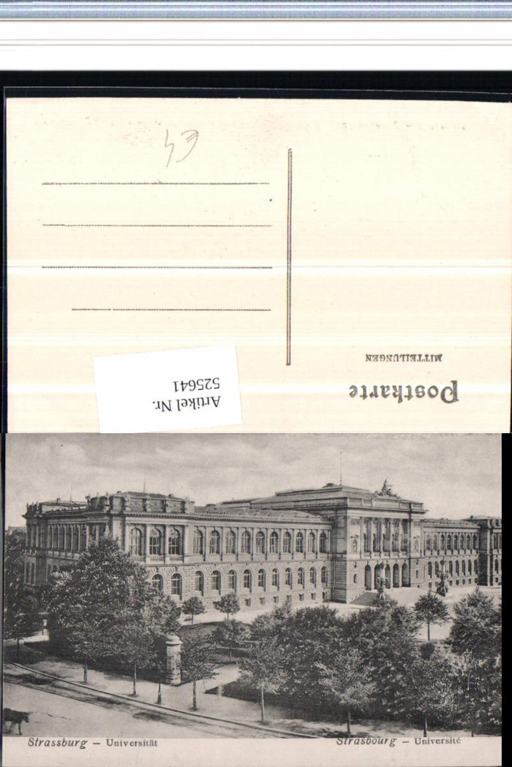 525641,Elsass Bas Rhin Straßburg Strassbourg Universität