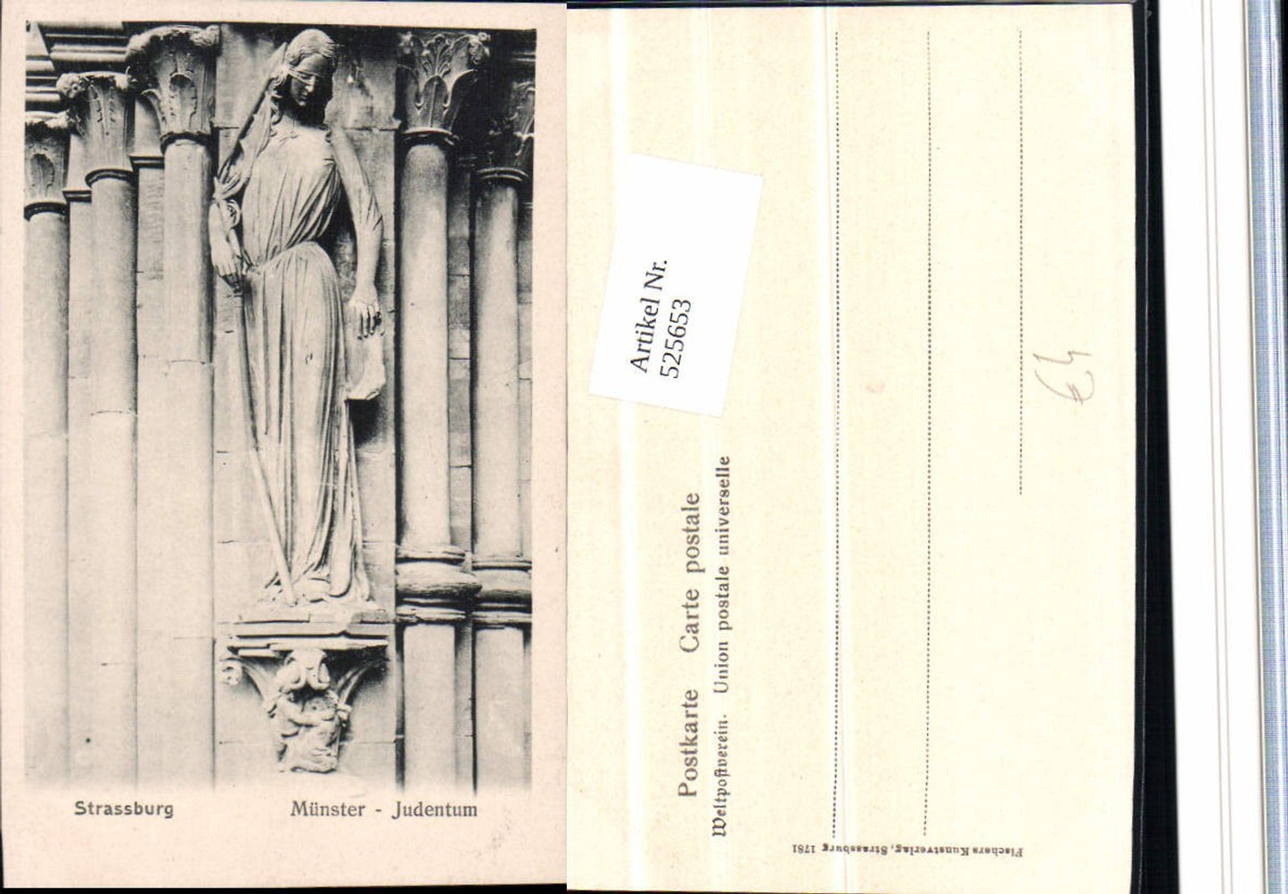 525653,Elsass Bas Rhin Straßburg Strassbourg Judaica Judentum