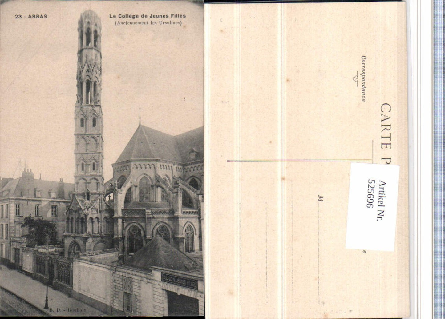 525696,Nord Pas de Calais Arras Le college jeunes Filles