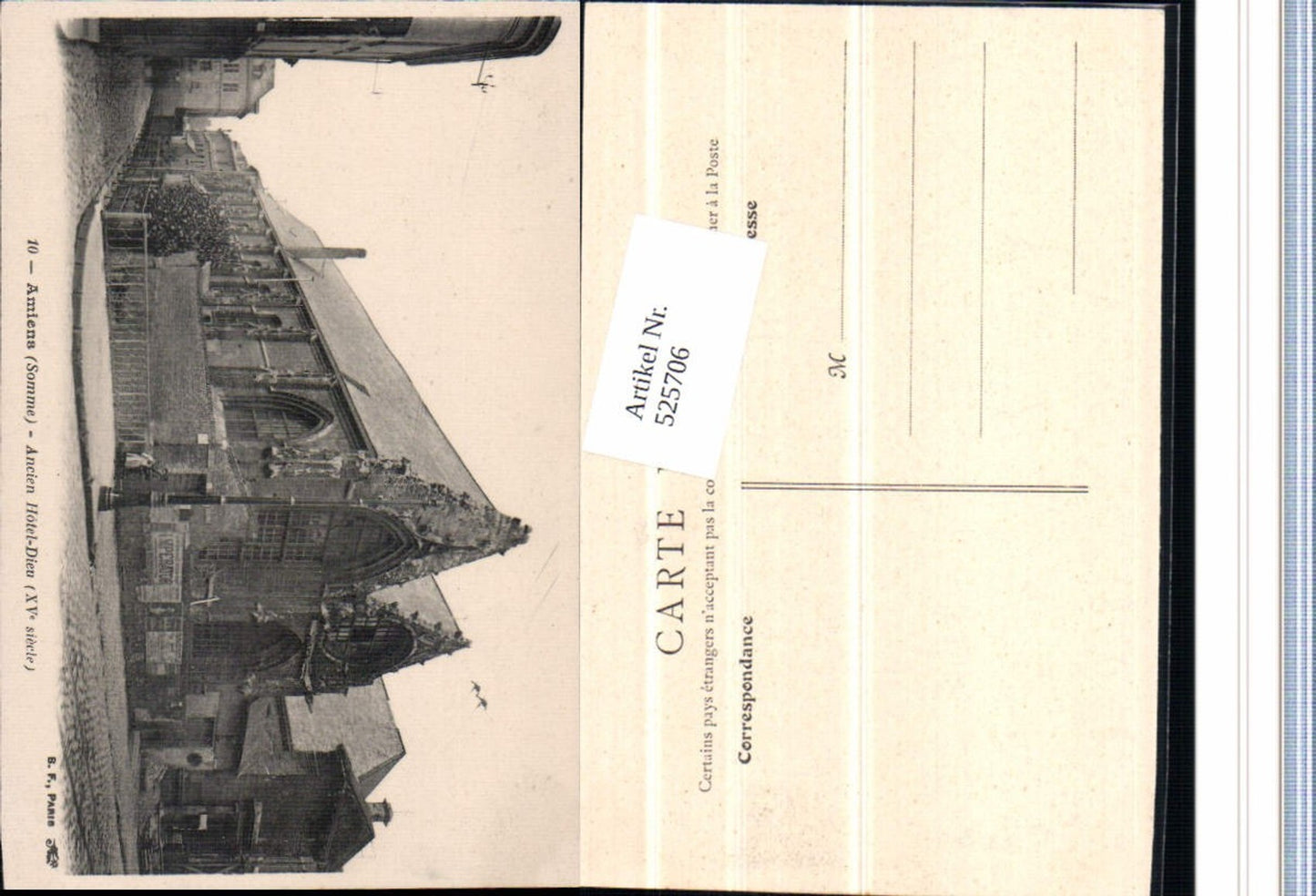 525706,Picardie Somme Amiens Ancien Hotel Dieu