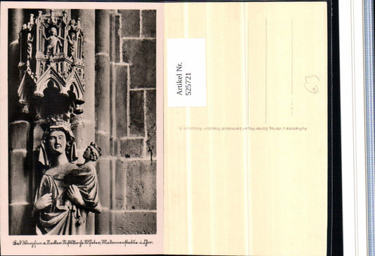 525721, Wimpfen am Neckar St. Peter Church Madonna Statue