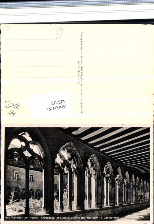 525733, Wimpfen am Neckar Cloister