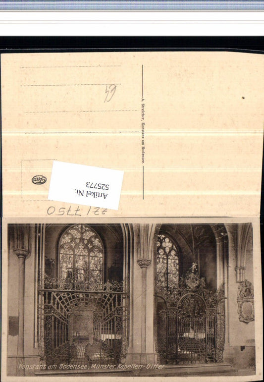 525773, Konstanz on Lake Constance, Münster Chapels, Gitter