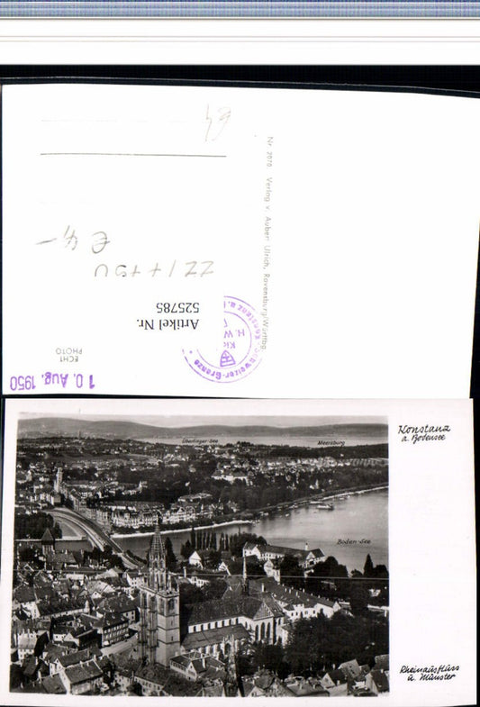 525785, Konstanz on Lake Constance, Münster aerial view