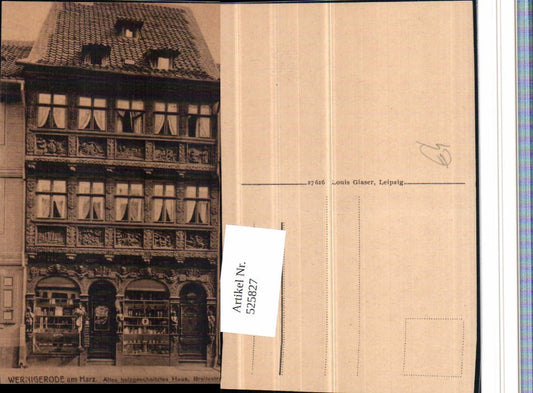 525827,Wernigerode am Harz Altes Haus Fassade