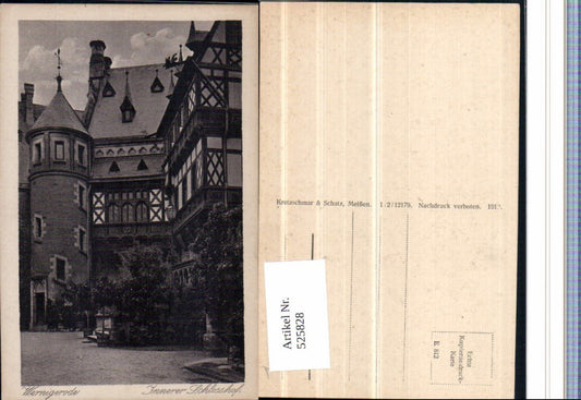 525828,Wernigerode am Harz Schloss Schlosshof