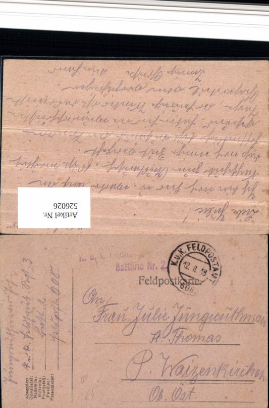 Alte Ansichtskarte – Old Postcard