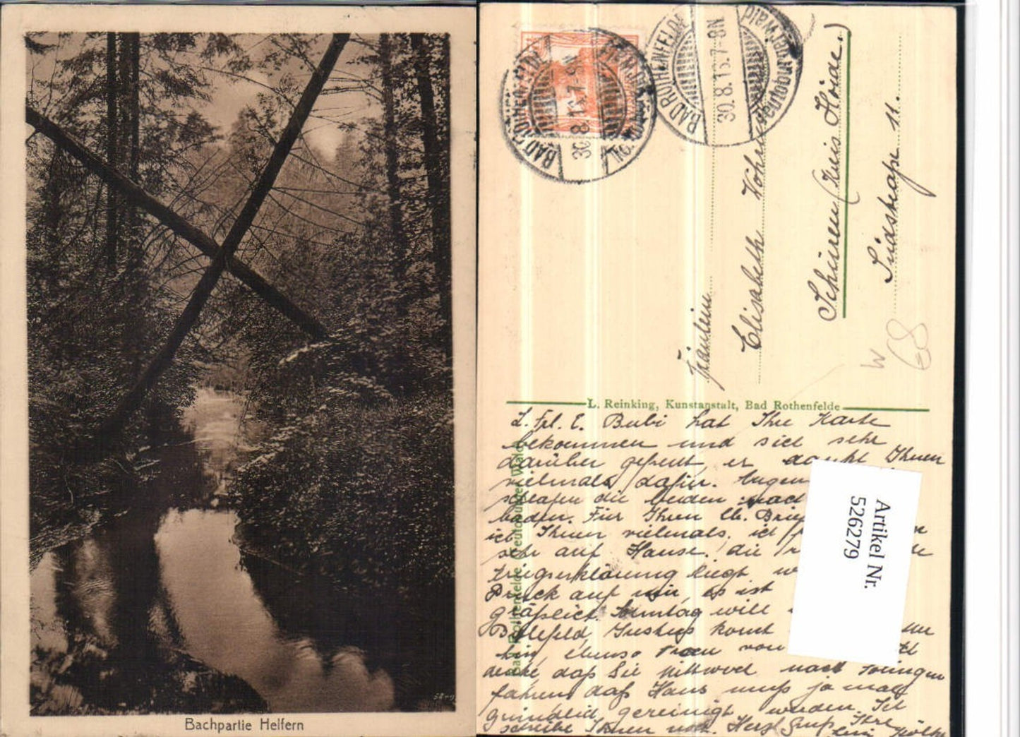 526279,Bachpartie Helfern bei Bad Rothenfelde Teutoburger Wald Detmold