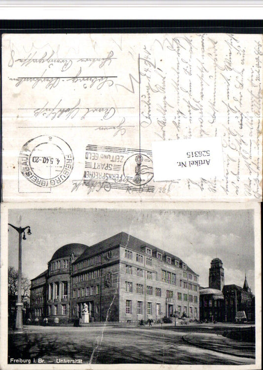 526315, Freiburg im Breisgau University 1940
