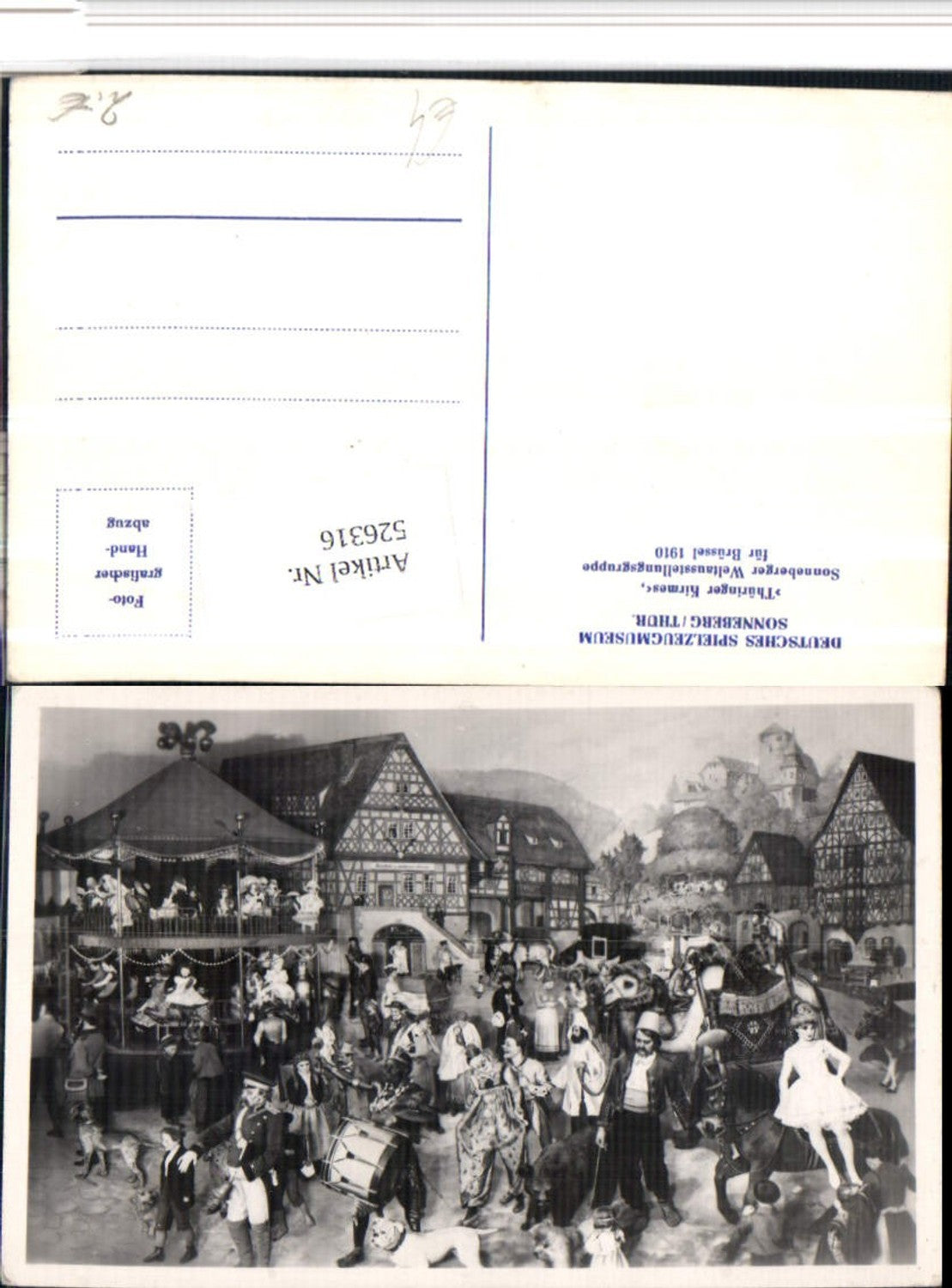 526316,Spielzeug Spielzeugmuseum Sonneberg Puppen Thüringer Kirmes Fasching Karneval