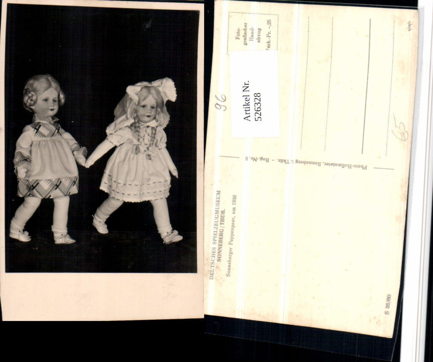 526328,Puppen Spielzeug Spielzeugmuseum Sonneberg Puppenpaar