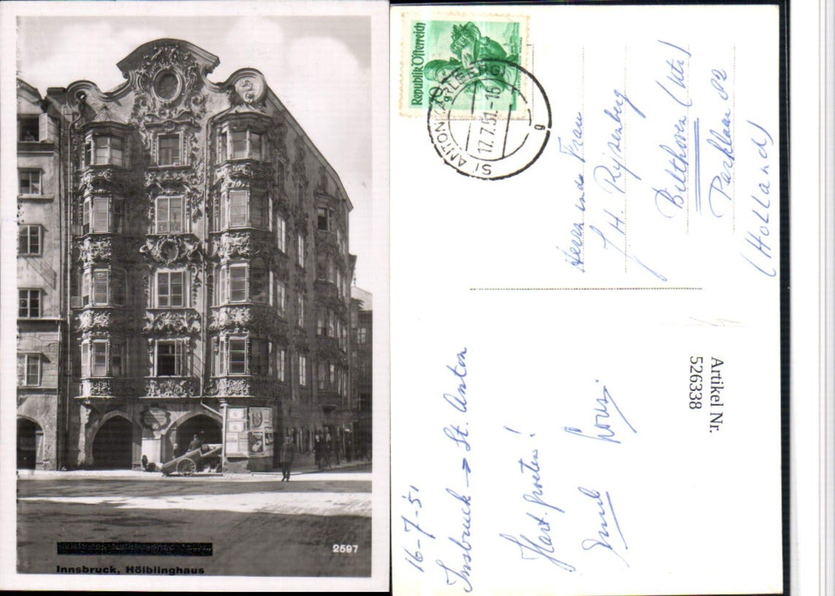Alte Ansichtskarte – Old Postcard