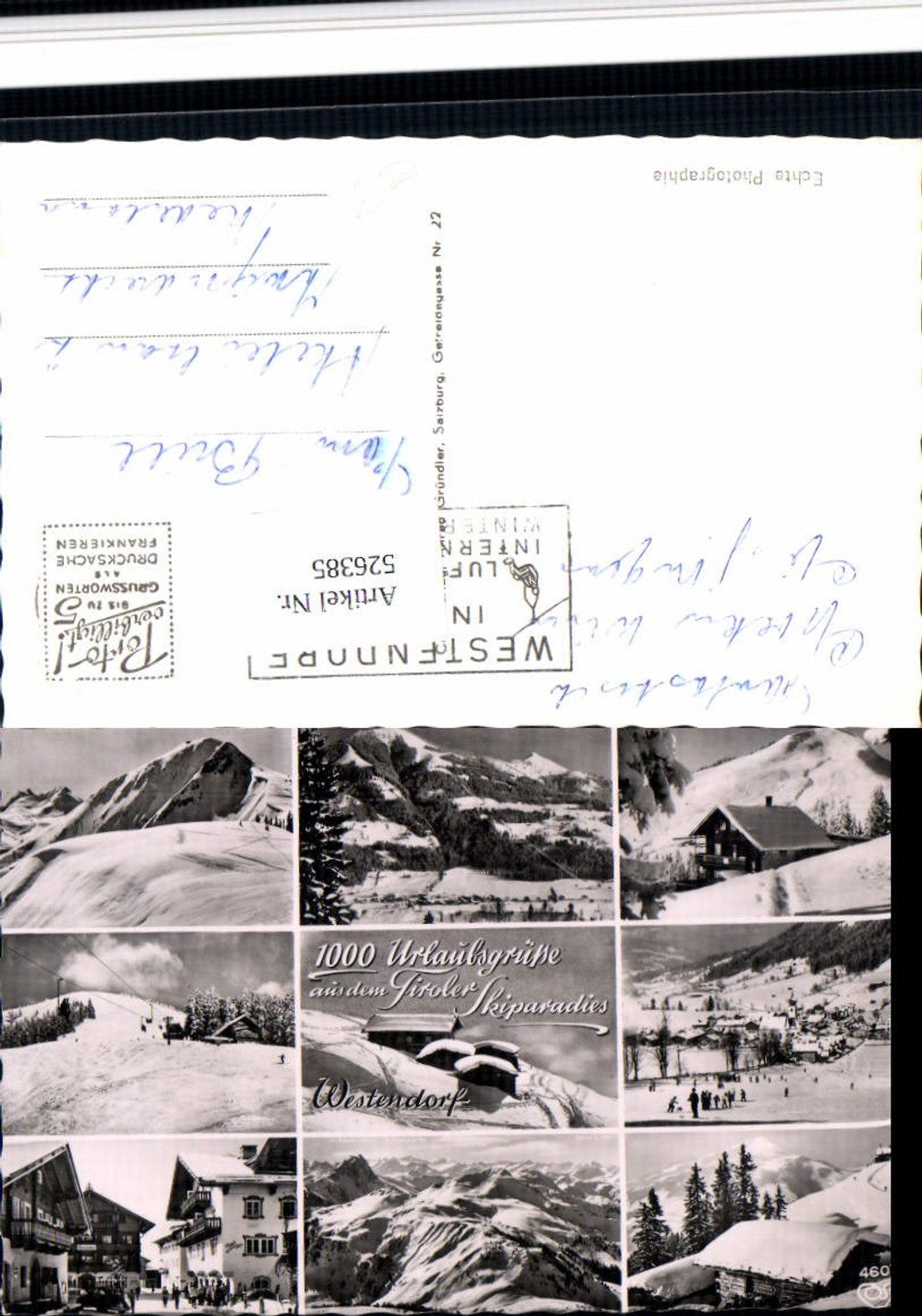 Alte Ansichtskarte – Old Postcard