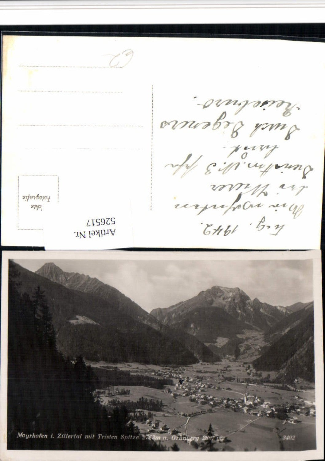 Alte Ansichtskarte – Old Postcard