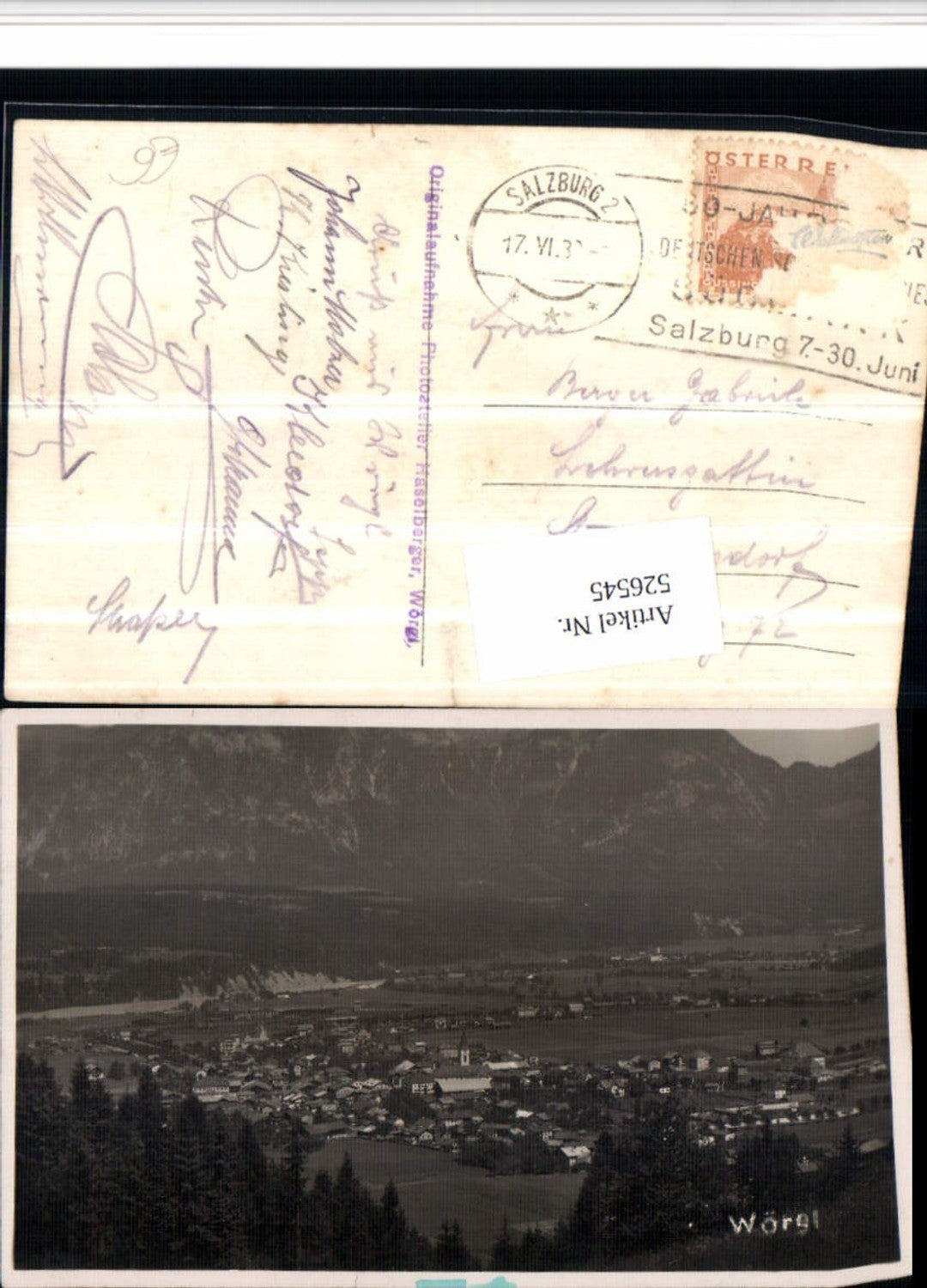 Alte Ansichtskarte – Old Postcard