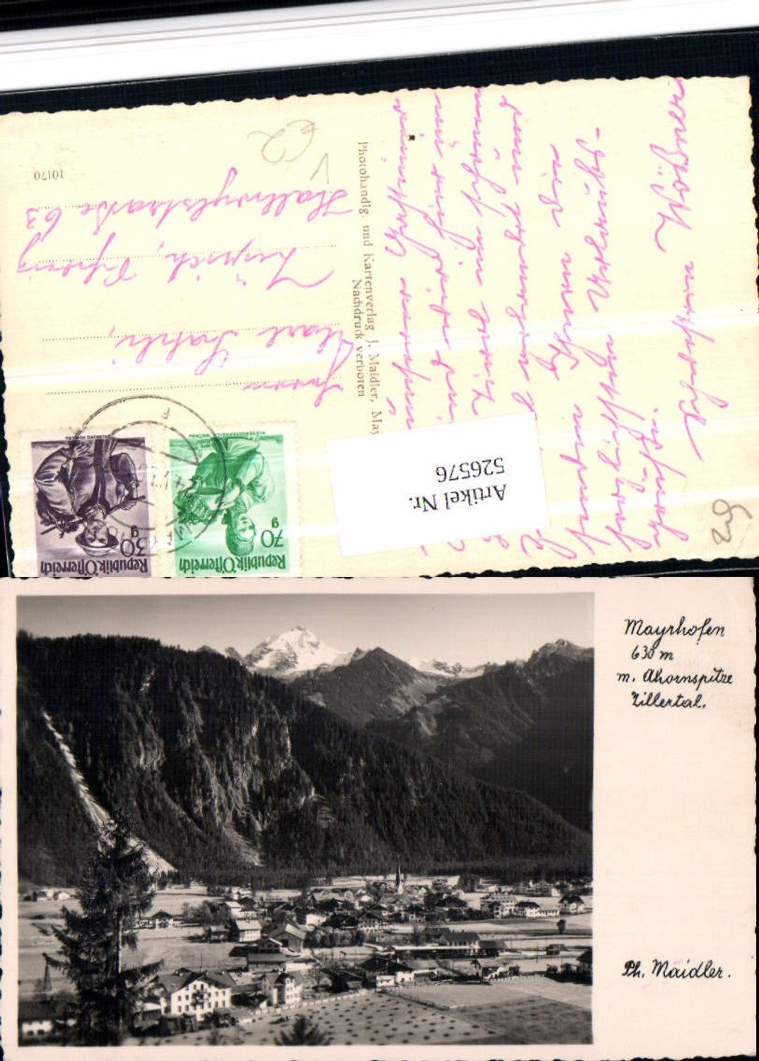 Alte Ansichtskarte – Old Postcard