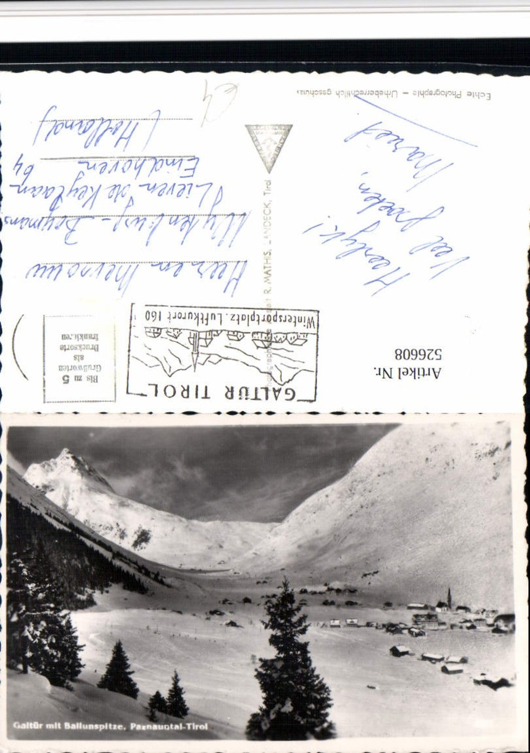 Alte Ansichtskarte – Old Postcard