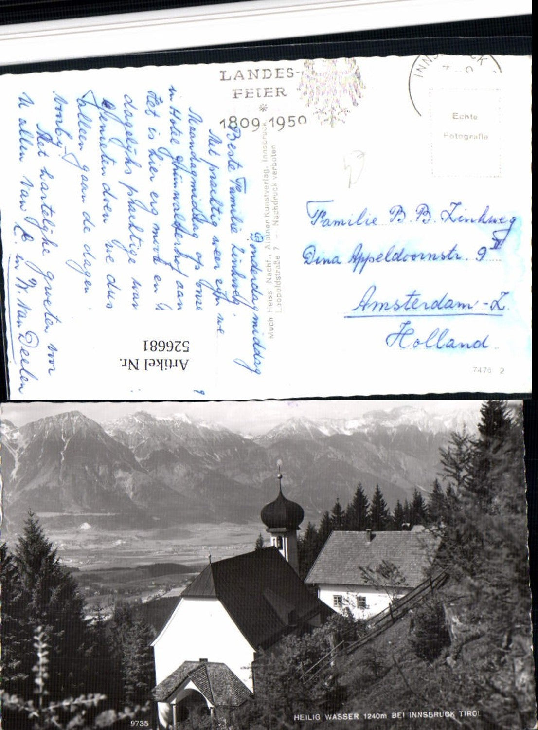 Alte Ansichtskarte – Old Postcard