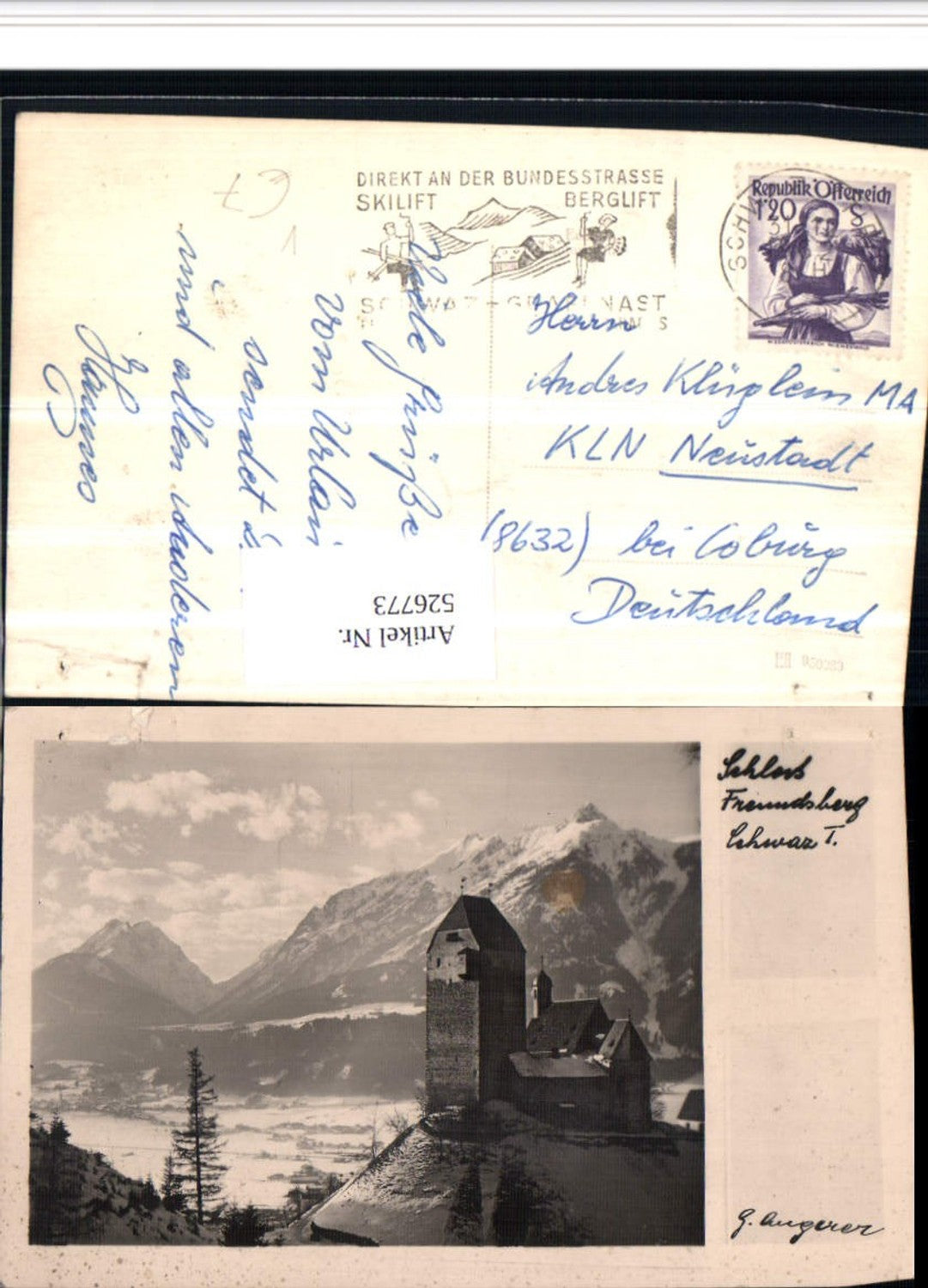Alte Ansichtskarte – Old Postcard