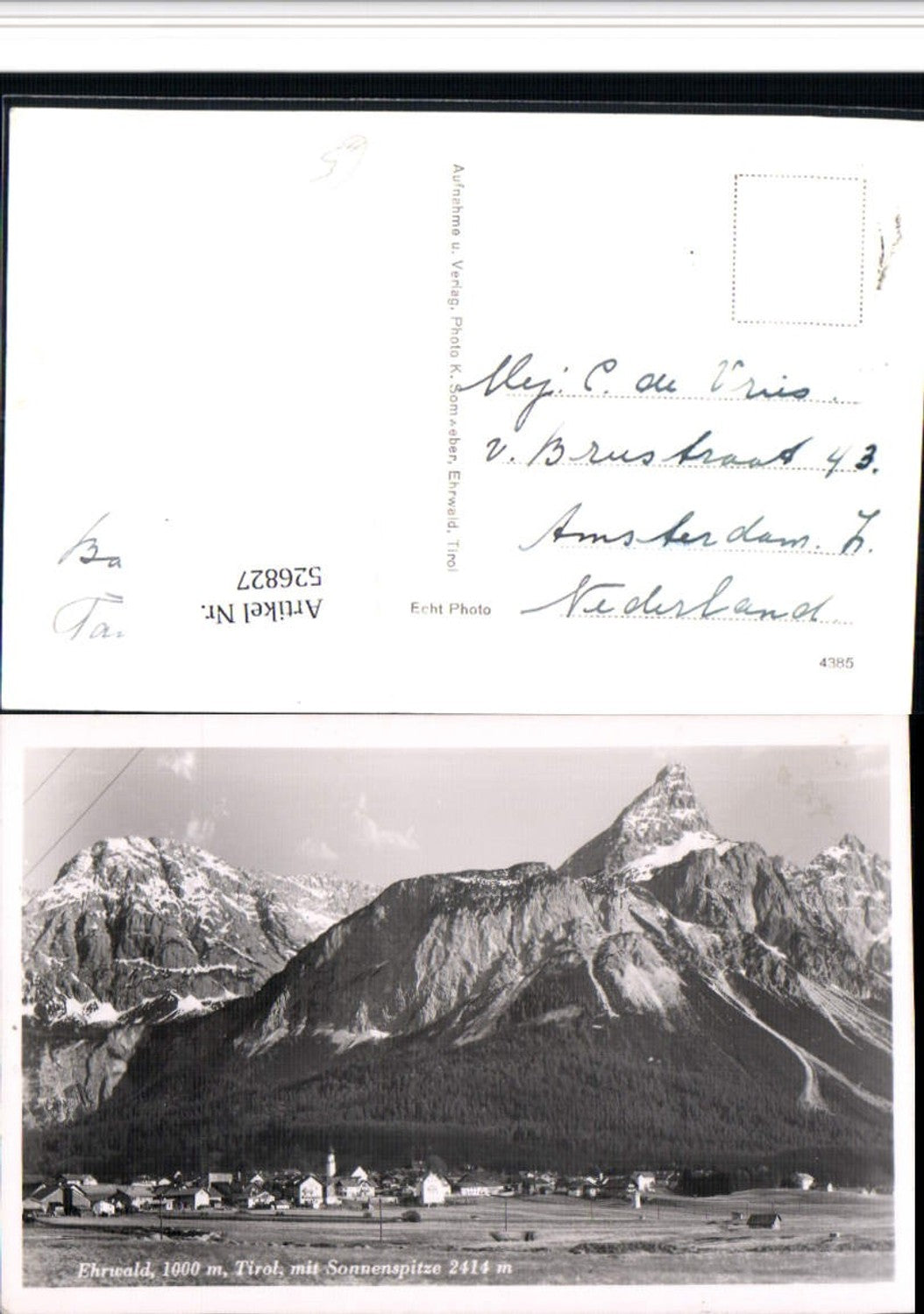 Alte Ansichtskarte – Old Postcard