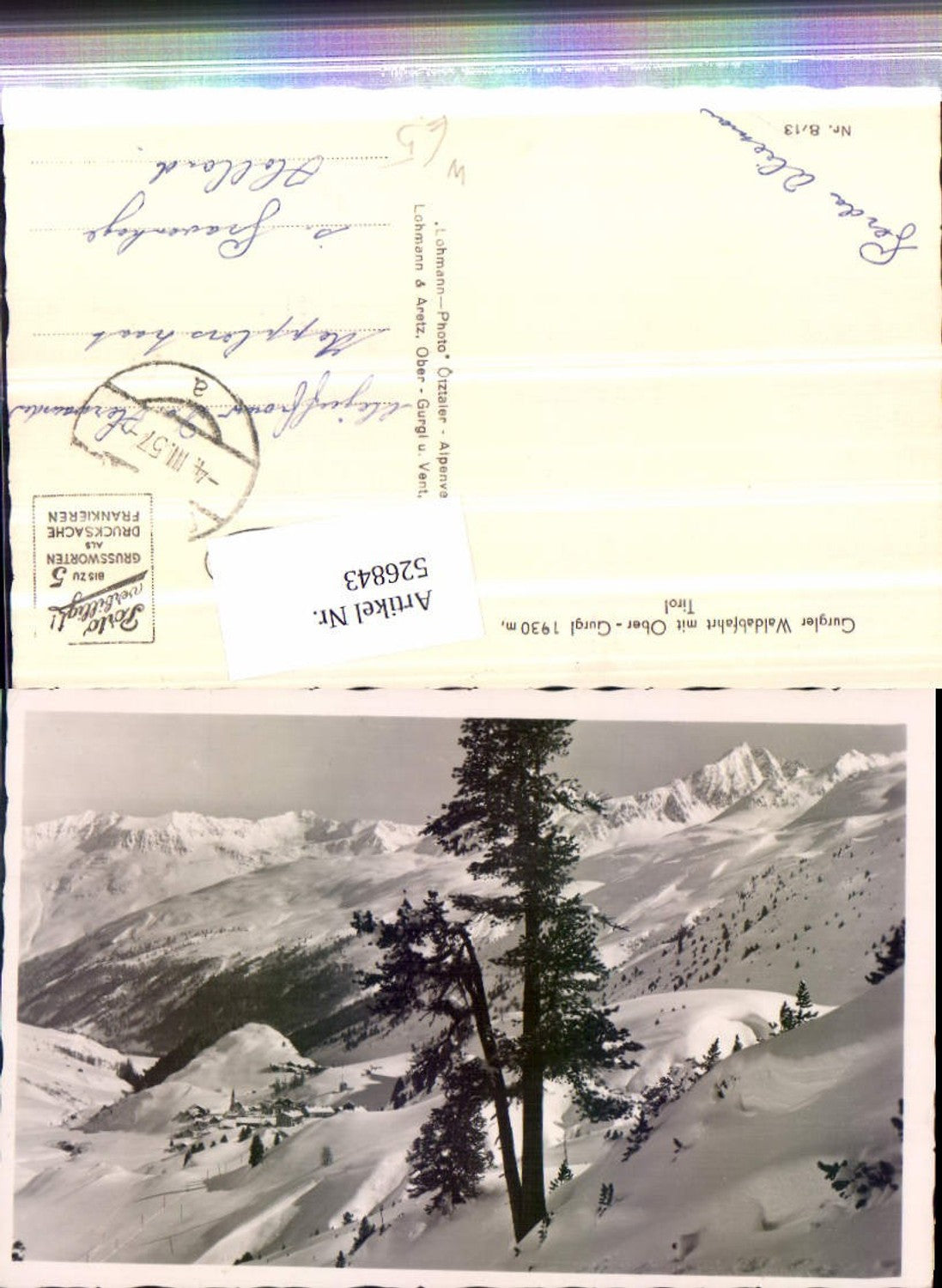 Alte Ansichtskarte – Old Postcard