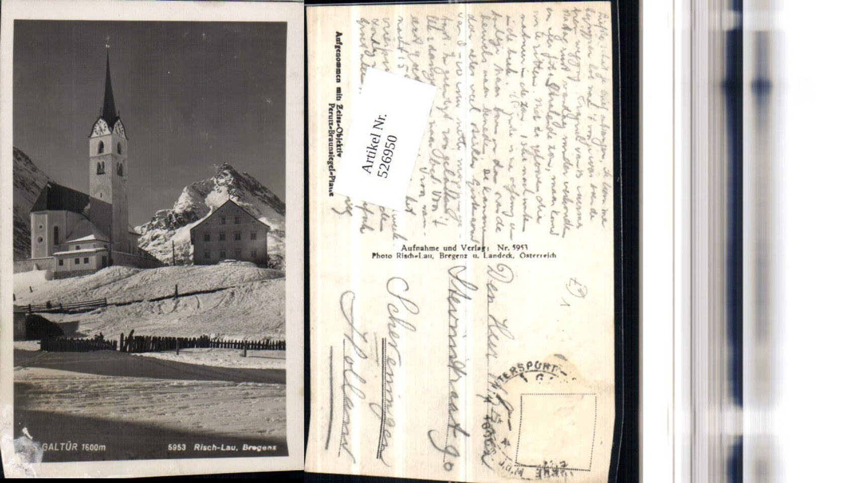 Alte Ansichtskarte – Old Postcard