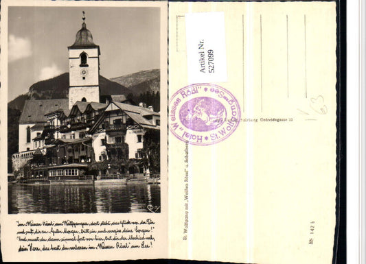 527099,St. Wolfgang am Wolfgangsee Weisses Rössl Gasthaus