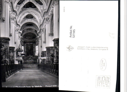 527105,Kremsmünster Stiftskirche Innen