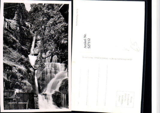 527112,Hallstatt Mühlbachfall seltene Ansicht