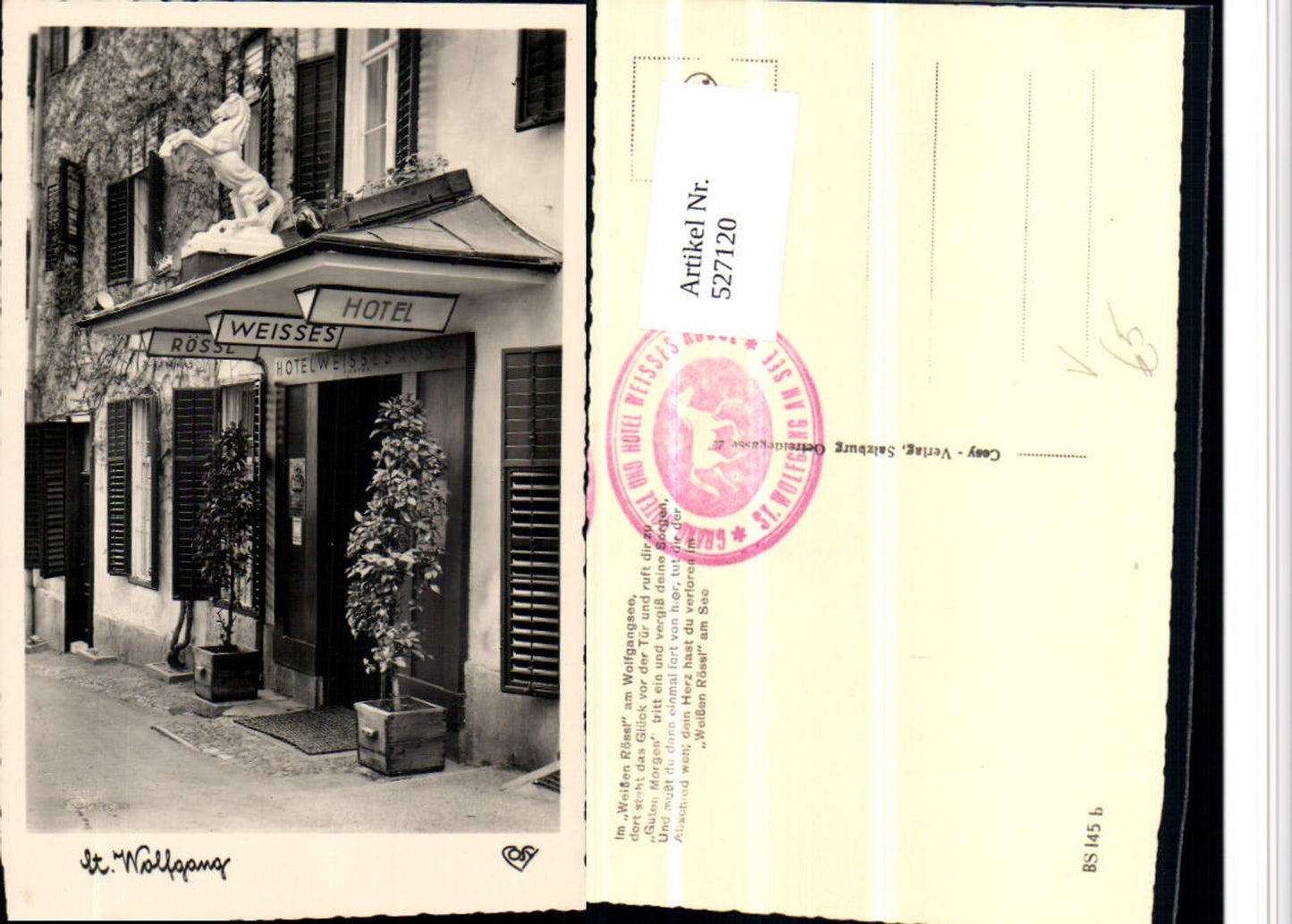 527120,St. Wolfgang am Wolfgangsee Weisses Rössl pub Cosy 145b