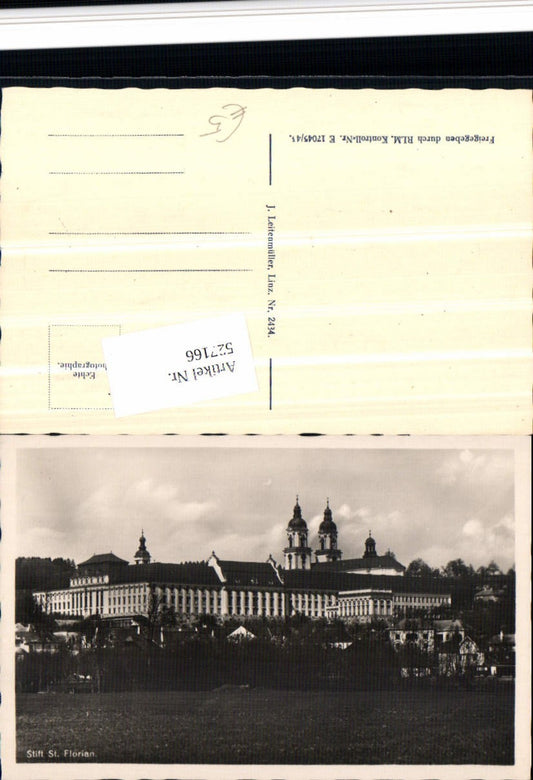 527166,Stift St. Florian bei Linz Ortsrand um 1935