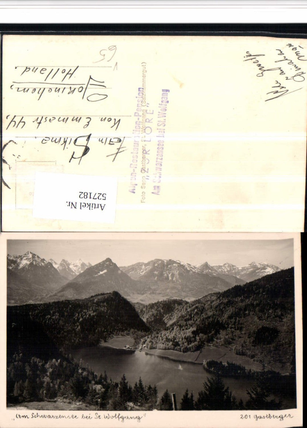 527182,Schwarzensee bei St. Wolfgang am Wolfgangsee pub Gastberger 201