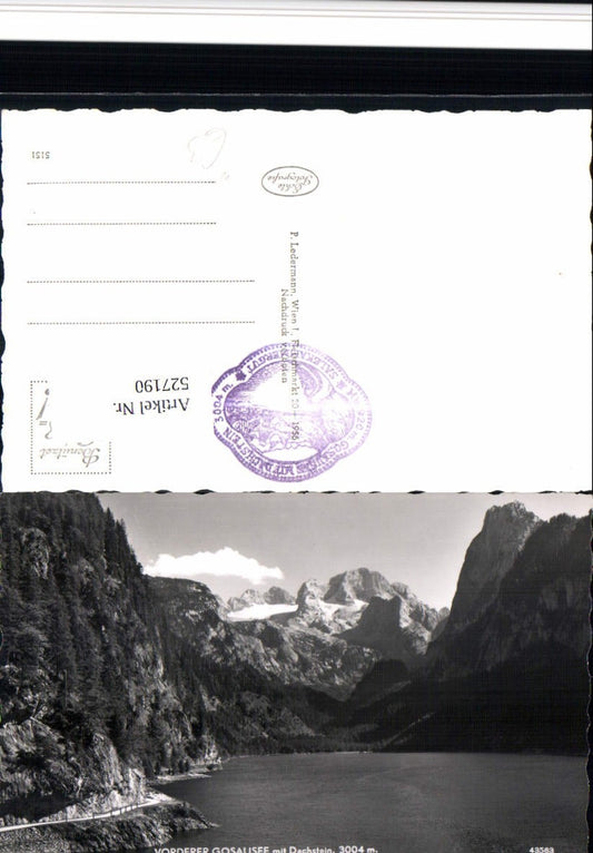 527190,Vorderer Gosausee bei Gosau