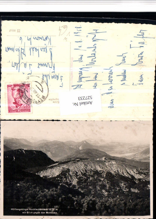 527233,Foto-AK Ebensee Höllengebirge geg. Mondsee pub Voglmayr