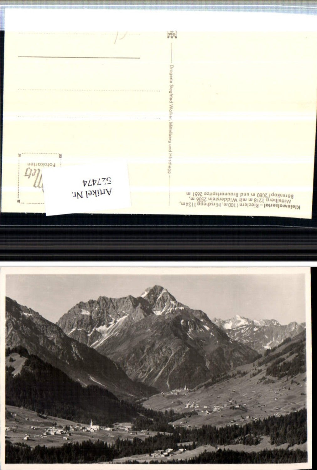 Alte Ansichtskarte – Old Postcard